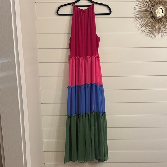Chico's Color Block Maxi Dress - NWT - Picture 3 of 4